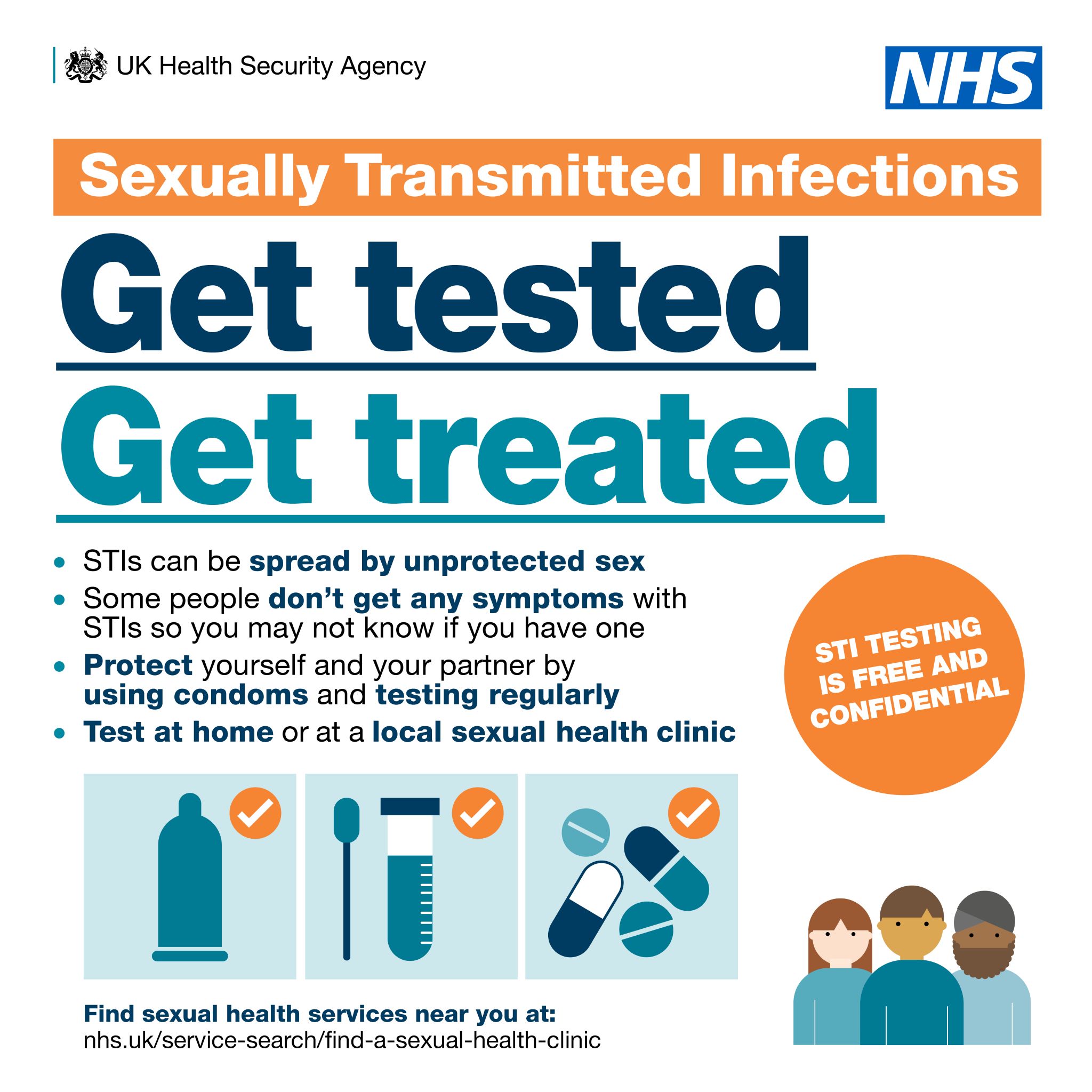 STI Testing is free and confidential pic image